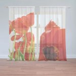 Sablio Záclony Tulipány: 2ks 150x250cm – Hledejceny.cz