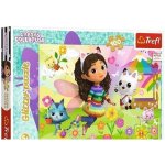 TREFL Třpytivé Gábinin kouzelný domek 100 dílků – Zboží Dáma