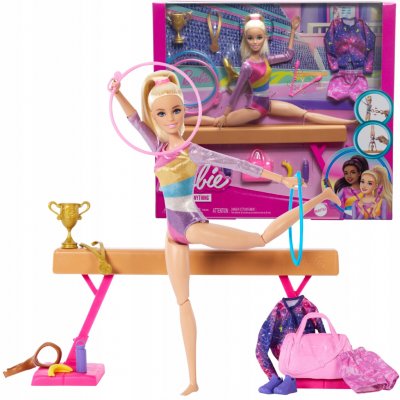 Mattel Barbie Kariéra Osvěžující gymnastická hrací sada Panenka – Zboží Dáma