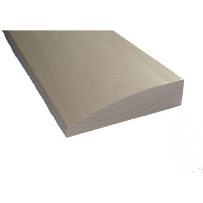 Práh dveřní oblý buk – 60×8 cm – Sleviste.cz