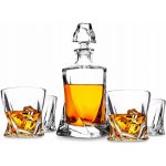 Crystalite Bohemia Whisky set Quadro (1 karafa + 6 sklenic) – Zbozi.Blesk.cz