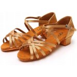 Lelka taneční boty na latino L202 light brown – Zbozi.Blesk.cz