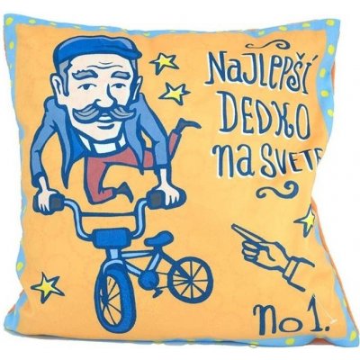 GiftyCity najlepší dedko 40 x 40 cm – Hledejceny.cz