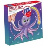 DOTZIES Diamantové malování Kouzelná chobotnice 15 x 15 cm – Zboží Mobilmania