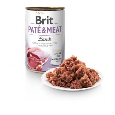 Brit Paté & Meat Lamb 0,8 kg – Sleviste.cz