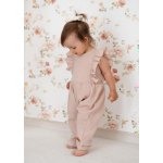 Baby Nellys Letní mušelínový overálek pro holčičky s volánkem Star starorůžová – Zbozi.Blesk.cz