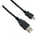 4Word 07598 USB 2.0 A(M) - microUSB B(M), 0,8m, černý