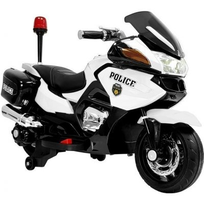 Mamido Policejní motorka bílá – Zboží Dáma