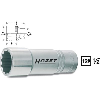 Hazet 900TZ-20.8-13/16 vnější šestihran vložka pro nástrčný klíč 20.8 mm 13/16" 1/2" – Hledejceny.cz