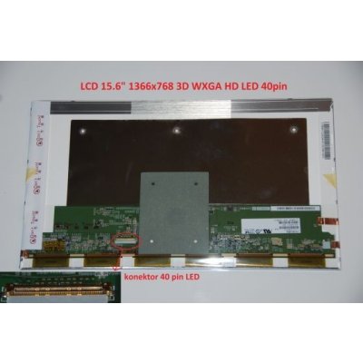 LCD displej display Asus G55VW-DS71 15.6" WXGA HD 1366x768 3D LCD displej lesklý povrch – Zboží Mobilmania