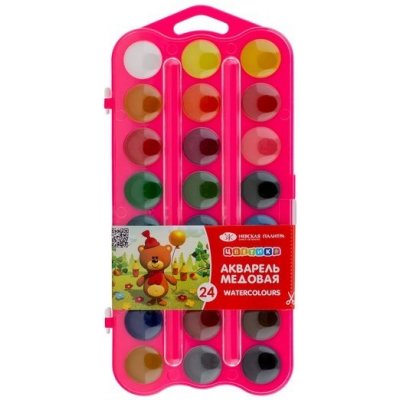 Nevskaya Palitra vodové barvy medové 24 ks růžová – Zboží Dáma Nevskaya Palitra vodové barvy medové 24 ks růžová – Zboží Dáma