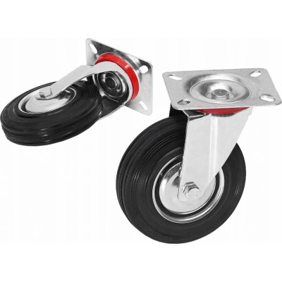 ISO Transportní kolo otočné bez brzdy, 100 mm, 6688 – Zboží Mobilmania