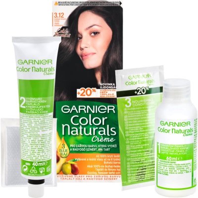 Garnier Color Naturals Creme barva na vlasy 3.12 Icy Dark Brown