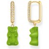 Náušnice Thomas Sabo x Haribo kusová náušnice Green goldbear CR727-414-6