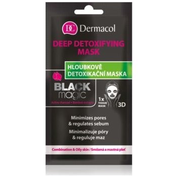 Dermacol Black Magic Tissue Detoxifying Mask textilní detoxikační maska 15  ml od 44 Kč - Heureka.cz