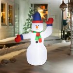 HI Nafukovací sněhulák Vánoční dekorace Vánoce LED 180 cm – Hledejceny.cz