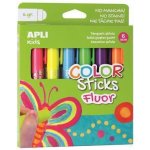 Apli Temperové barvy suché, 6 neonových barev – Zboží Dáma