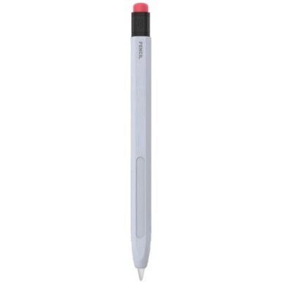 Pouzdro AhaStyle silikonové ve stylu tužky s gumou Apple Pencil 1. generace - šedé – Zboží Mobilmania