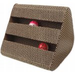 Magic Cat škrabadlo pro kočky Interactive čtverec kartonové 27 x 18 x 18 cm – Zboží Dáma