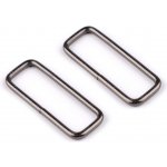 Prima-obchod Průvlek / vsuvka šíře 50 mm, barva 4 nikl černý – Zboží Dáma