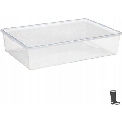 PLAST TEAM box na obuv 19l 55 x 36,5 x 11,8 cm s víkem PH TRA – Zboží Dáma