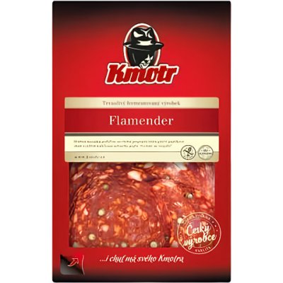 Kmotr Salám Flamender plátky 75 g – Zboží Dáma