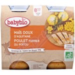 Babybio Sladká kukuřice s kuřetem 2 x 200 g – Zboží Mobilmania