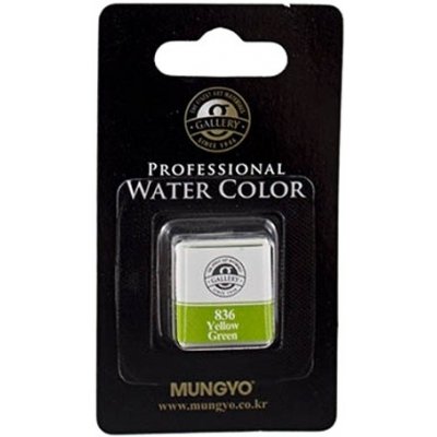 Mungyo Akvarelová barva yellow green 836 – Hledejceny.cz