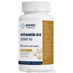 BIOMIC MEDICAL Vitamin D3 2000 IU 90 kapslí – Hledejceny.cz