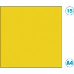Papír A4 barevný žlutý tmavě Folia – Zboží Mobilmania