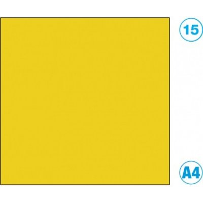 Papír A4 barevný žlutý tmavě Folia – Zboží Mobilmania