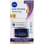 Nivea Anti-Wrinkle Contouring 65+ denní a noční krém pro zlepšení kontur 2 x 50 ml dárková sada – Sleviste.cz