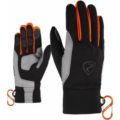 Ziener Gusty Touch black new orange – Hledejceny.cz