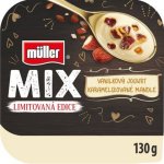 Müller MIX jogurt s vanilkovou příchutí a karamelizované mandle 130 g – Zboží Dáma