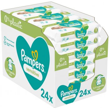 Pampers Sensitive Baby Dětské Čisticí Ubrousky 24 x 52 ks