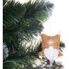 Vánoční dekorace SPRINGOS Skřítek GNOM s hnědou čepicí 8 cm CA0629-XG