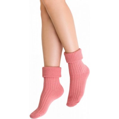 Steven 067-064 dámské ponožky růžová – Zboží Mobilmania