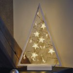 Emos LED DCWW27 dekorace svítící stromeček s ozdobami 40 cm 2x AA vnitřní teplá bílá časovač – Zboží Dáma