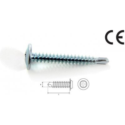 Samořezný šroub s plochou hlavou 4,2x19 PZ – Sleviste.cz