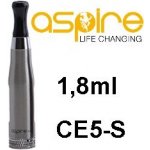 aSpire CE5-S BDC Clearomizer 1,8ohm stříbrný 1,8ml – Zbozi.Blesk.cz