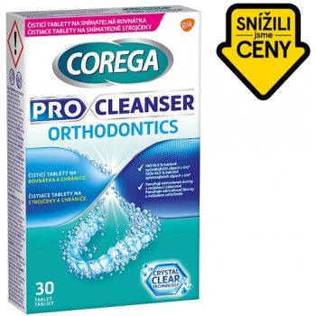 Corega Pro Cleanser Orthodontics 30 ks