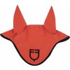 Čabraka na uši Equestro Čabraka GP Logo brick red black