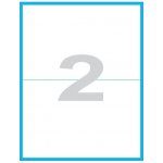 MP print samolepící etikety A4 210 x 148 mm 2 ks/arch 100 archů bílé – Zboží Dáma