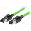 síťový kabel Harting 09457710051 Patch, SF/UTP, 5, drát, Cu, PVC, 10m, zelený
