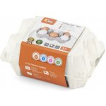 Viga Dřevěné vajíčka v krabičce 6 ks – Zbozi.Blesk.cz