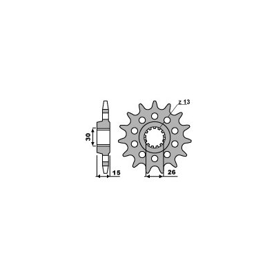 PBR Sprockets 2198 17 18NC – Zboží Mobilmania