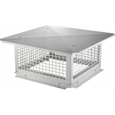 SucceBuy Ochranná krytka komína 582 x 582 x 245 mm nerez 304 – Zboží Dáma