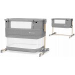Kinderkraft Postýlka polohovatelná Neste grow Light Grey Full Wood – Hledejceny.cz