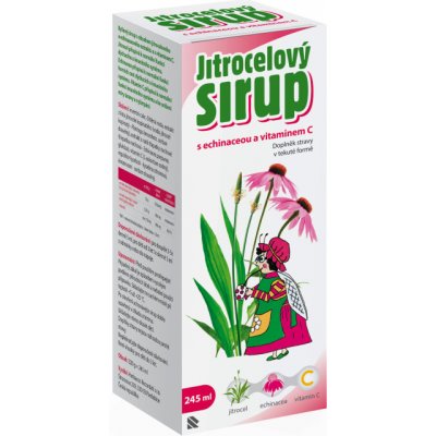 HERBACOS Jitrocelový sirup s echinaceou a vitaminem C 245 ml