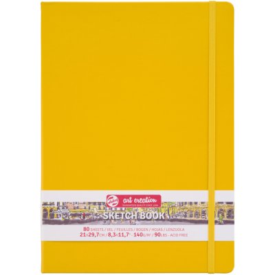 Talens Art Creation Sketchbook v pevné vazbě Yellow 21 x 29,7 – Hledejceny.cz